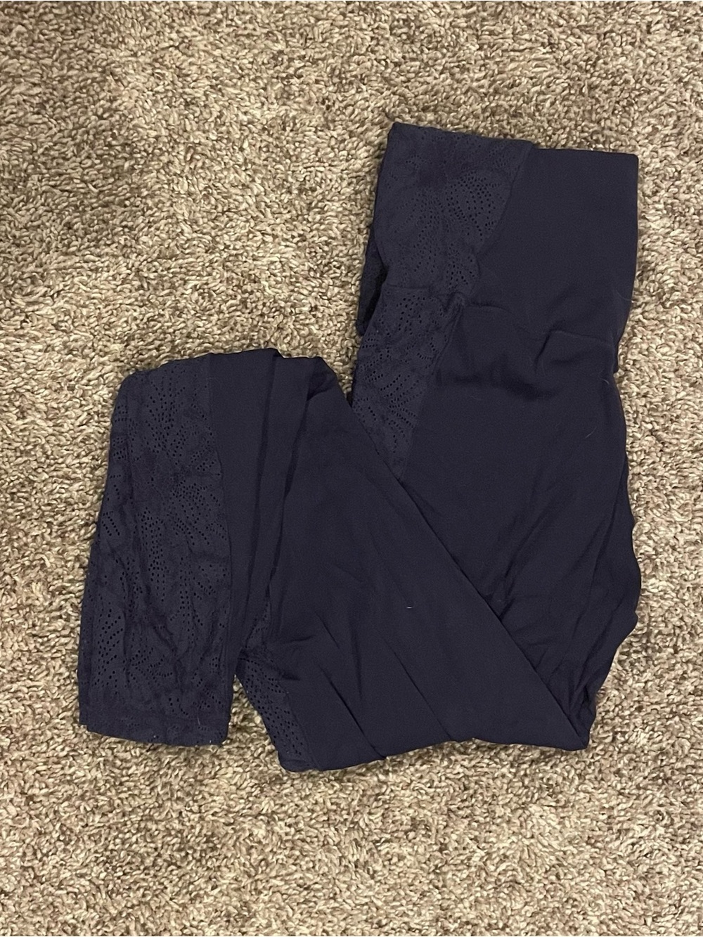 Halara Leggings with Lace Sides